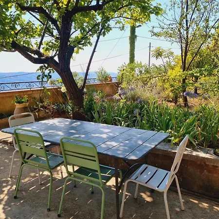 Jardin & Vue Maison Des Annees 20 Proche Du Centre Historique Grasse